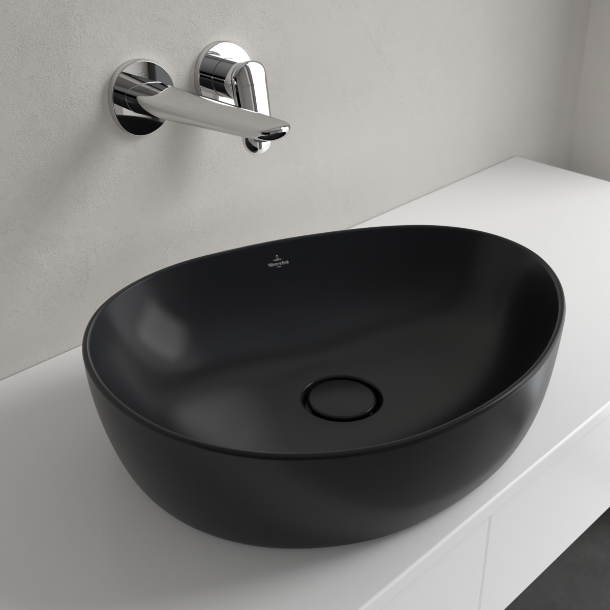 Villeroy & Boch Antao 510 Basin Pure Black